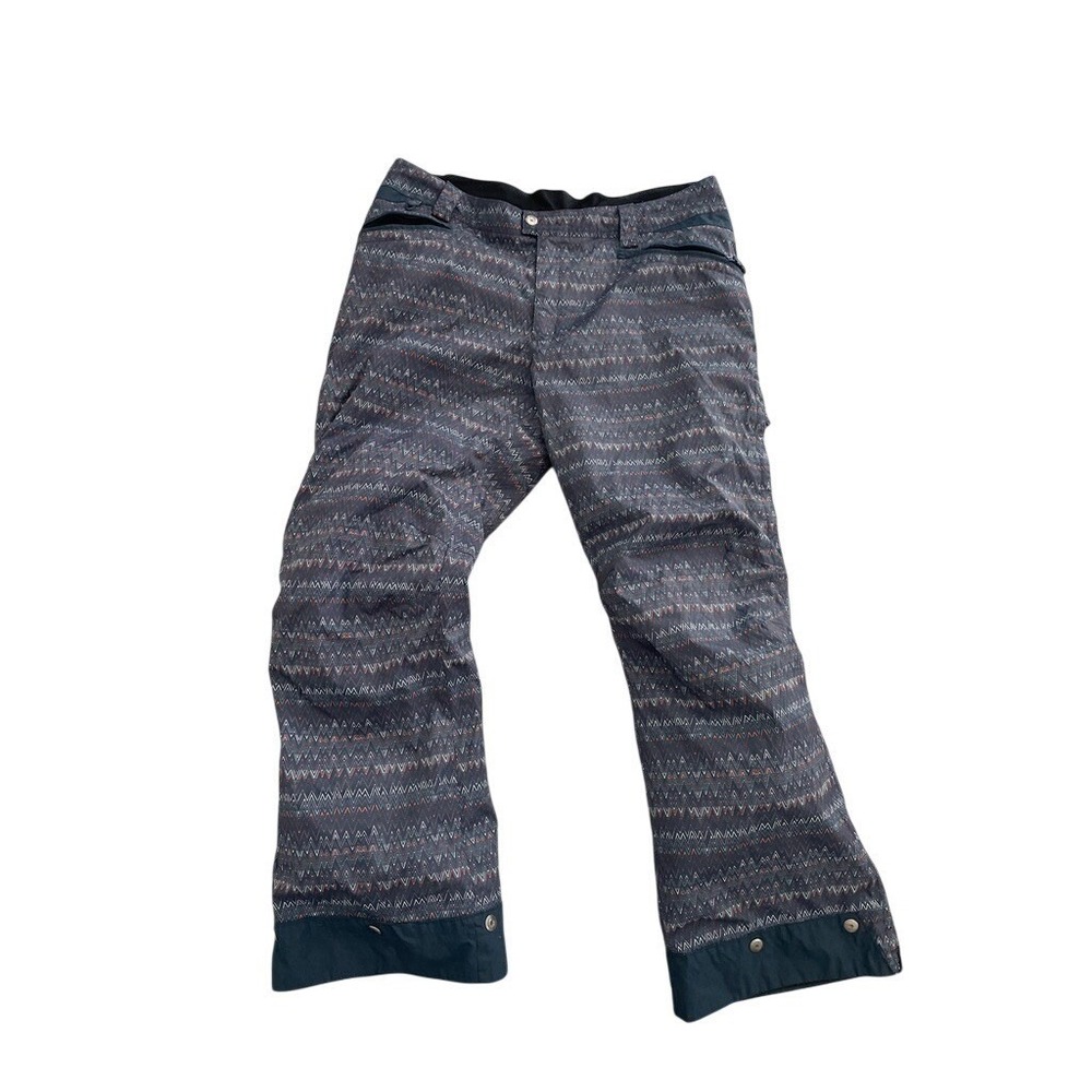 Columbia Omni-Tech Women's XL Ski‎ Snow Pants Waterproof Insulated Chevron Print
